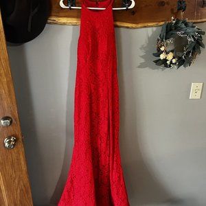 Red Sherri hill dress